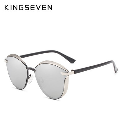 KINGSEVEN Design Cat Eye sunčane naočale Ženske polarizirane luksuzne legure okvira Modne ženske sunčane naočale Retro Oculos De Sol Gafas