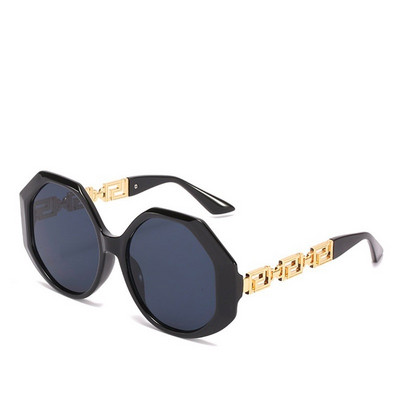 Ochelari de soare pătrați, retro, vintage, supradimensionați, pentru femei, de designer de marcă, ochelari de soare poligon, ochelari pentru bărbați, ochelari unisex.