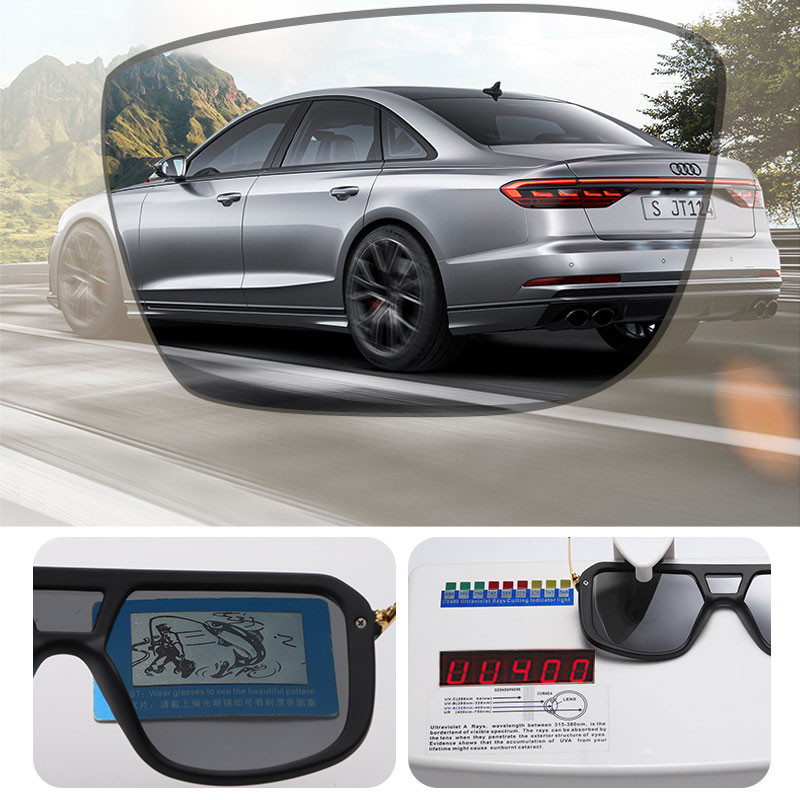 Poliarizuoti akiniai nuo saulės vyrams Madingi dideli TR rėmeliai Vintažiniai akiniai nuo saulės moteriški akiniai Prabangūs Retro gafas de sol hombre UV400