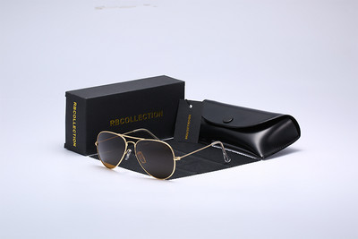 R.BCOLLECTION Glass lens metalni okvir zrakoplovne sunčane naočale 3025 žene muškarci ženski brand oculos vintage sunčane naočale s kutijom