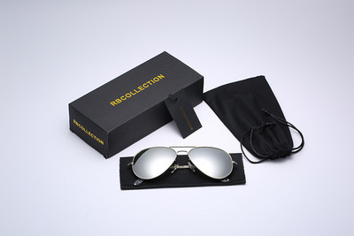 R.BCOLLECTION Glass lens metalni okvir zrakoplovne sunčane naočale 3025 žene muškarci ženski brand oculos vintage sunčane naočale s kutijom