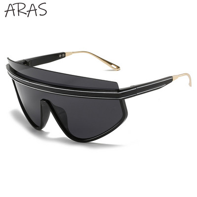 Modne jednodijelne velike sunčane naočale Ženske polubez okvira Sunčane naočale Muške naočale Luksuzni brend 2022. Naočale s velikim okvirom otporne na vjetar