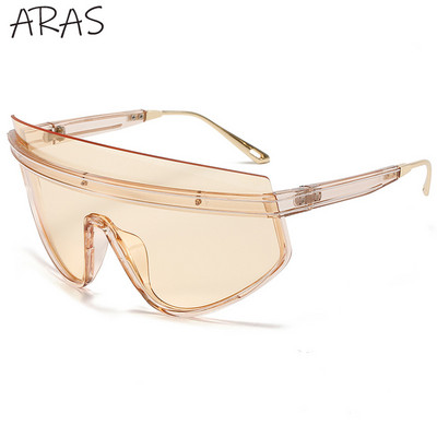 Modne jednodijelne velike sunčane naočale Ženske polubez okvira Sunčane naočale Muške naočale Luksuzni brend 2022. Naočale s velikim okvirom otporne na vjetar
