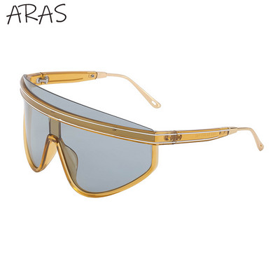 Modne jednodijelne velike sunčane naočale Ženske polubez okvira Sunčane naočale Muške naočale Luksuzni brend 2022. Naočale s velikim okvirom otporne na vjetar