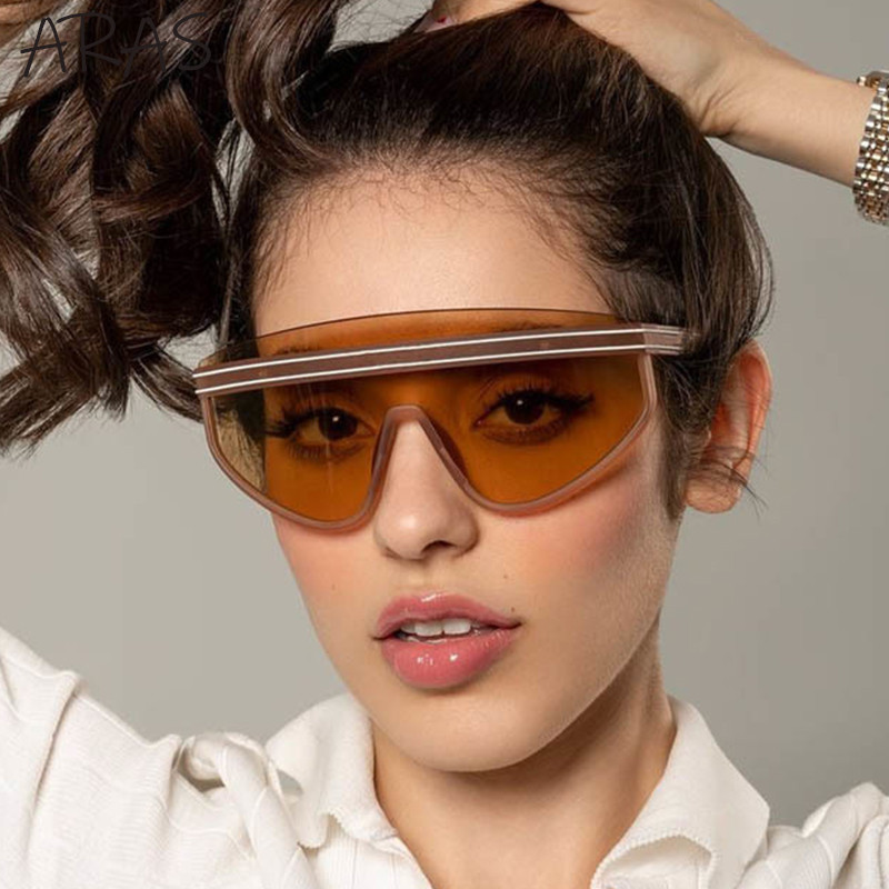 Modne jednodijelne velike sunčane naočale Ženske polubez okvira Sunčane naočale Muške naočale Luksuzni brend 2022. Naočale s velikim okvirom otporne na vjetar
