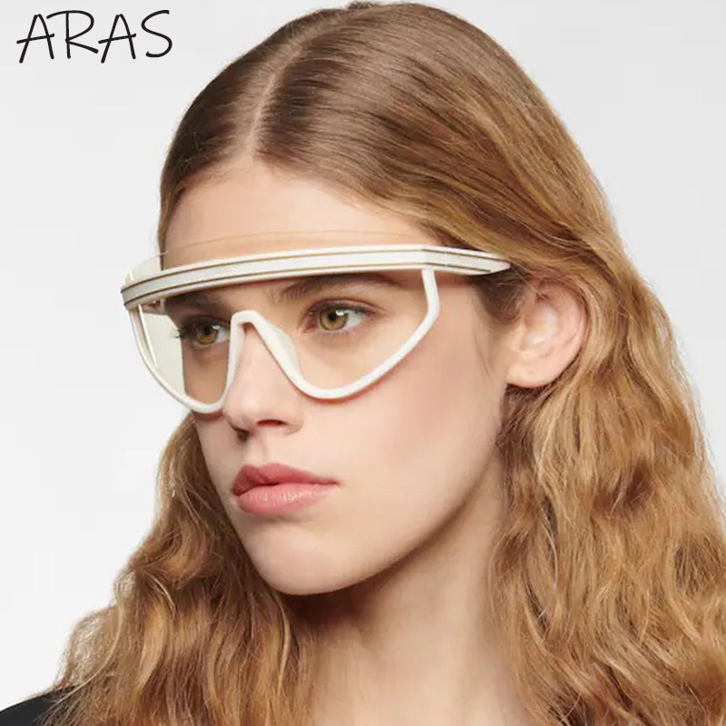 Modne jednodijelne velike sunčane naočale Ženske polubez okvira Sunčane naočale Muške naočale Luksuzni brend 2022. Naočale s velikim okvirom otporne na vjetar