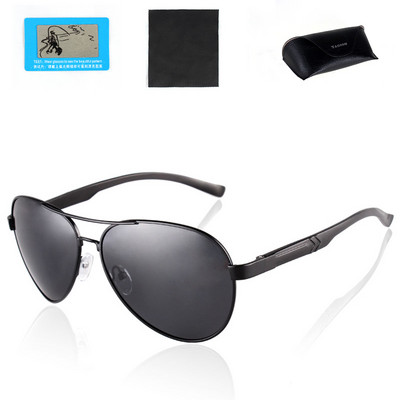 Klasične polarizirane pilotske sunčane naočale za mušku vožnju, crne sunčane naočale, muške vintage naočale Gafas De Sol 8955