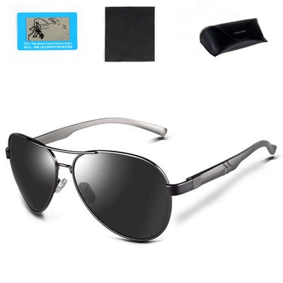 Klasične polarizirane pilotske sunčane naočale za mušku vožnju, crne sunčane naočale, muške vintage naočale Gafas De Sol 8955