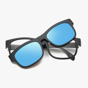 Reven Jate 2203 Пластмасова поляризирана рамка за слънчеви очила с магнитно суперлеко огледално покритие Поляризирани щипки за слънчево облекло