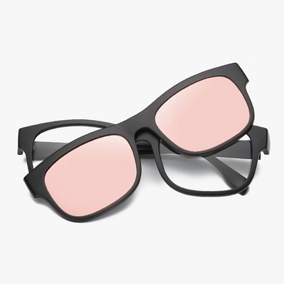 Reven Jate 2203 plastični polarizirani okvir za sunčane naočale s magnetskim super laganim zrcalnim premazom Polarize Sunwear Clip-ons