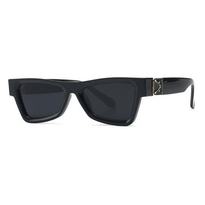 SHAUNA Retro mačkaste sunčane naočale Ženski dizajnerski okviri miješanih boja Vintage Muški trokutasti sjenila UV400