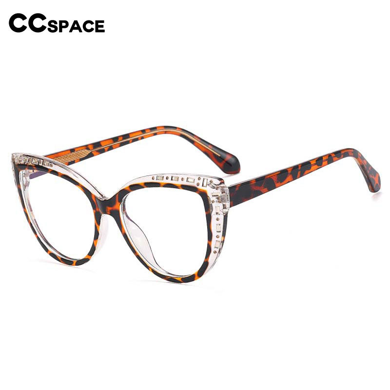 55133 Novi Leopard okviri za naočale Proizvodi u trendu Dizajnerske marke Modni ženski veliki okviri za naočale Dioptrijske naočale