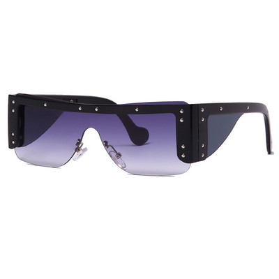 Madingi kvadratiniai akiniai nuo saulės Moteriški 2022 m. kniedės, dideli akiniai, dideli akiniai, plokščias viršus veidrodinis akiniai nuo saulės, vyriški akiniai UV400