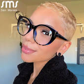 Prevelike optičke naočale Cat Eye Žene Muškarci Vintage prozirne naočale Okvir naočala Prozirna leća Okvir naočala Unisex