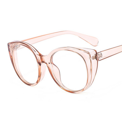 Prevelike optičke naočale Cat Eye Žene Muškarci Vintage prozirne naočale Okvir naočala Prozirna leća Okvir naočala Unisex