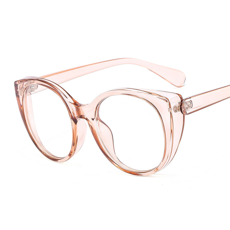 Prevelike optičke naočale Cat Eye Žene Muškarci Vintage prozirne naočale Okvir naočala Prozirna leća Okvir naočala Unisex