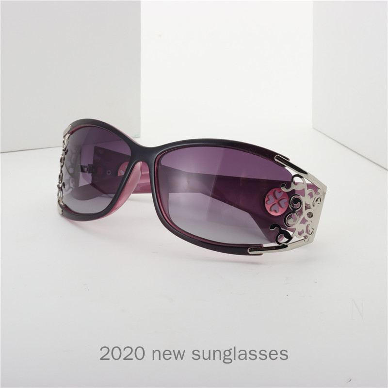 Ochelari de soare polarizați cu cadru metalic pătrați pentru femei Ochelari de soare pentru conducere cu diamante Ochelari de soare la modă NOI, UV400 NX