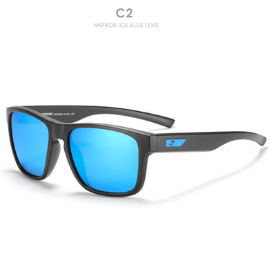 Modne polarizirane sunčane naočale za muškarce KDEAM četvrtaste hladne šarene zrcalne nijanse Ženske sunčane naočale za vožnju na otvorenom s besplatnom kutijom