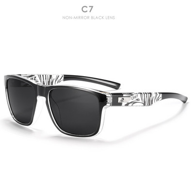 Modne polarizirane sunčane naočale za muškarce KDEAM četvrtaste hladne šarene zrcalne nijanse Ženske sunčane naočale za vožnju na otvorenom s besplatnom kutijom