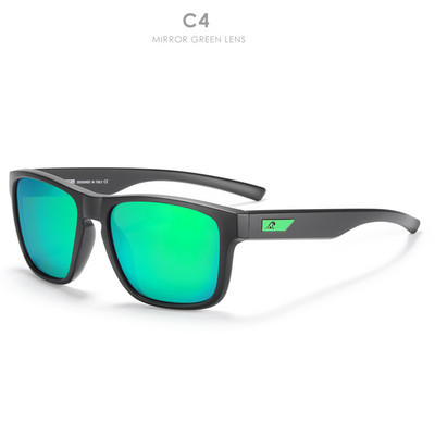 Modne polarizirane sunčane naočale za muškarce KDEAM četvrtaste hladne šarene zrcalne nijanse Ženske sunčane naočale za vožnju na otvorenom s besplatnom kutijom