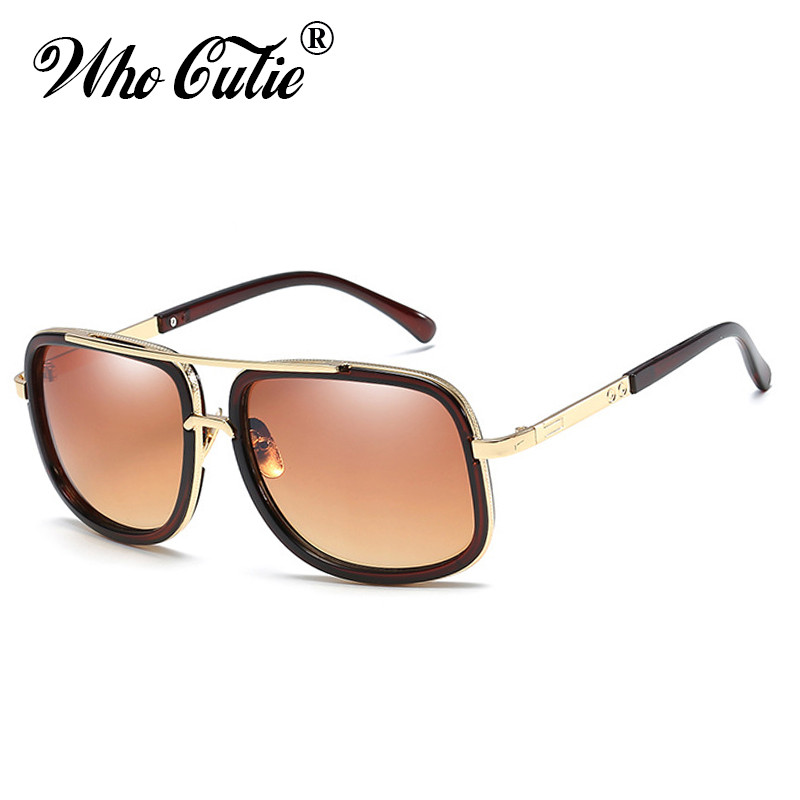 Big Square Saulesbrilles Vīriešu Zīmols Dizains Luksusa Augstas kvalitātes Vintage Zelta rāmis Vīriešu Saulesbrilles Braukšanai Lielizmēra Saulesbrilles OM42