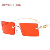 Ochelari de soare în stil baroc cu design de marcă pentru femei ochelari de soare pătrați fără montură pentru bărbați, retro, noi, nuanțe de ochelari la modă 2020