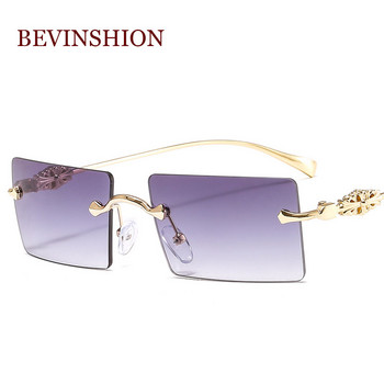 Дизайн на марката Бароков винтидж стил слънчеви очила дамски квадратни слънчеви очила без рамки мъжки ретро нови 2020 модерни нюанси на очила