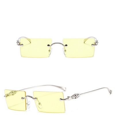 Ochelari de soare în stil baroc cu design de marcă pentru femei ochelari de soare pătrați fără montură pentru bărbați, retro, noi, nuanțe de ochelari la modă 2020