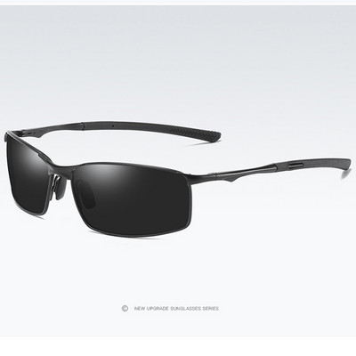 Ochelari de soare polarizați vintage HD pentru bărbați Ochelari de soare fotocromatici de marcă clasică Lentile de acoperire Conducere Pescuit Nuante pentru bărbați/femei