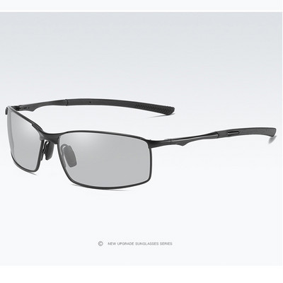 Ochelari de soare polarizați vintage HD pentru bărbați Ochelari de soare fotocromatici de marcă clasică Lentile de acoperire Conducere Pescuit Nuante pentru bărbați/femei