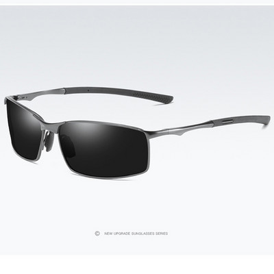 Ochelari de soare polarizați vintage HD pentru bărbați Ochelari de soare fotocromatici de marcă clasică Lentile de acoperire Conducere Pescuit Nuante pentru bărbați/femei