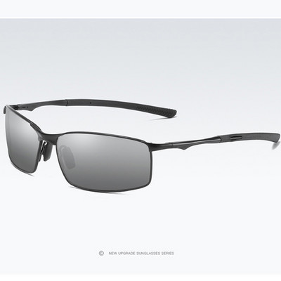 Ochelari de soare polarizați vintage HD pentru bărbați Ochelari de soare fotocromatici de marcă clasică Lentile de acoperire Conducere Pescuit Nuante pentru bărbați/femei