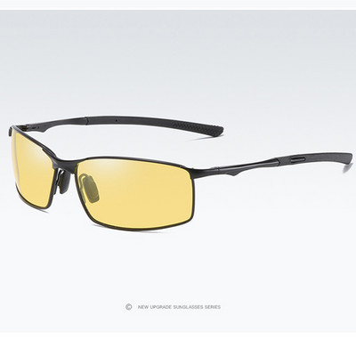 Ochelari de soare polarizați vintage HD pentru bărbați Ochelari de soare fotocromatici de marcă clasică Lentile de acoperire Conducere Pescuit Nuante pentru bărbați/femei