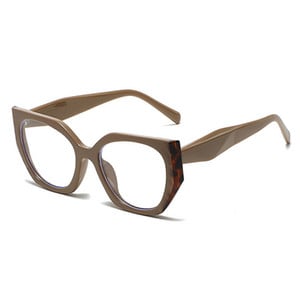 Γυναικεία γυαλιά οράσεως Ακανόνιστος καθαρός φακός γυαλιά 2022 Trend No Grade Myopia Prescription Optical Frame Ladies Blue Light