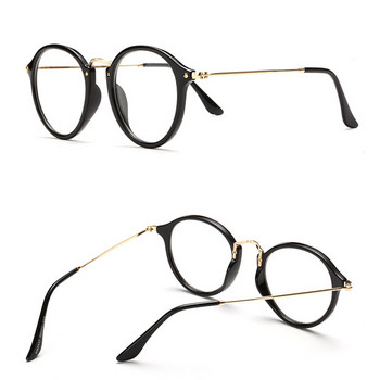 RBRARE 2023 Кръгла рамка за очила Луксозни маркови очила Дамски огледални рамки за очила Дамски/мъжки очила против синя светлина Okulary