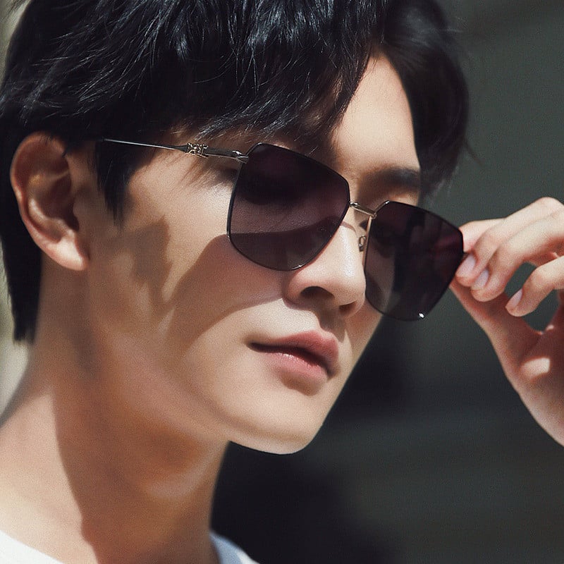 Új Pilot Fém TAC Polarizált Napszemüveg Férfi Színváltó Napszemüveg Anti-Ultraibolya Vezetés Fotokróm Szemüvegek S19369