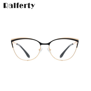 Γυναικείο σκελετό γυαλιών Ralferty Retro Anti Blue Myopia Συνταγογραφούμενα Οπτικά Γυναικεία Γυαλιά Διακοσμητικά Σκελετοί ματιών γάτας oculos