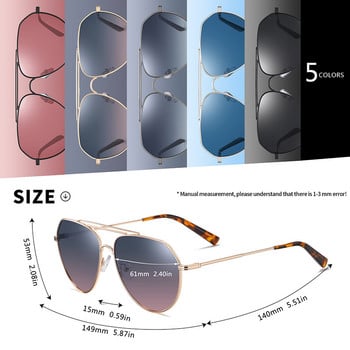AOFLY BRAND DESIGN Ανδρικά γυαλιά ηλίου Polarized Metal Frame Vintage Pilot Fishing Sunglasses Γυναικεία Ανδρικά oculos de sol masculino