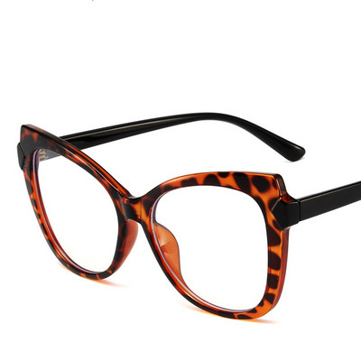 Modni ženski okviri za naočale Seksi mačkasto oko Leopard optičke leće Naočale protiv plave svjetlosti Ženske trendi vintage naočale