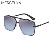 Vintage klasiskās zīmola Mach saulesbrilles vīriešiem un sievietēm, sakausējuma gradienta luksusa modes briļļu toņi