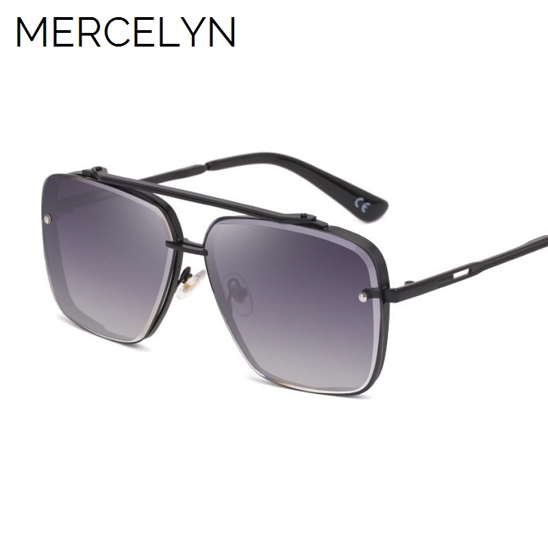 Vintage klasiskās zīmola Mach saulesbrilles vīriešiem un sievietēm, sakausējuma gradienta luksusa modes briļļu toņi