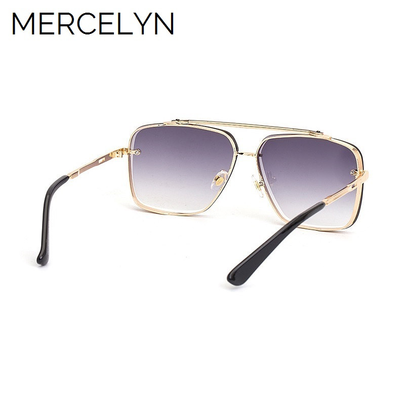 Vintage klasiskās zīmola Mach saulesbrilles vīriešiem un sievietēm, sakausējuma gradienta luksusa modes briļļu toņi
