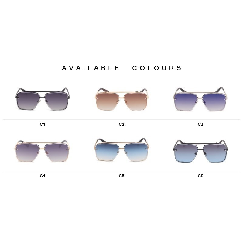 Vintage klasiskās zīmola Mach saulesbrilles vīriešiem un sievietēm, sakausējuma gradienta luksusa modes briļļu toņi