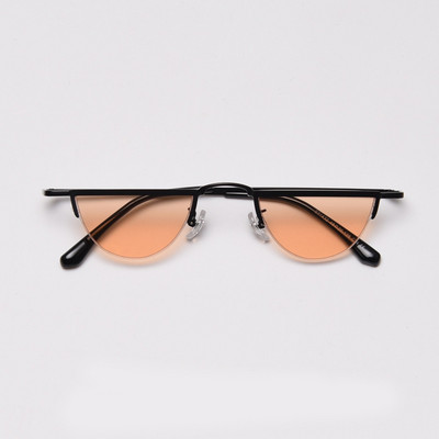 49252 Полукръгли слънчеви очила с малка рамка Мъже Жени Модни нюанси UV400 Ретро очила