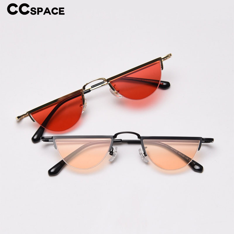 49252 Полукръгли слънчеви очила с малка рамка Мъже Жени Модни нюанси UV400 Ретро очила