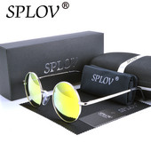 Dizajnerske marke 2017. Klasične polarizirane okrugle sunčane naočale Ženske male vintage retro naočale Muške metalne naočale za vožnju