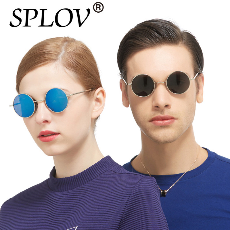 Dizajnerske marke 2017. Klasične polarizirane okrugle sunčane naočale Ženske male vintage retro naočale Muške metalne naočale za vožnju