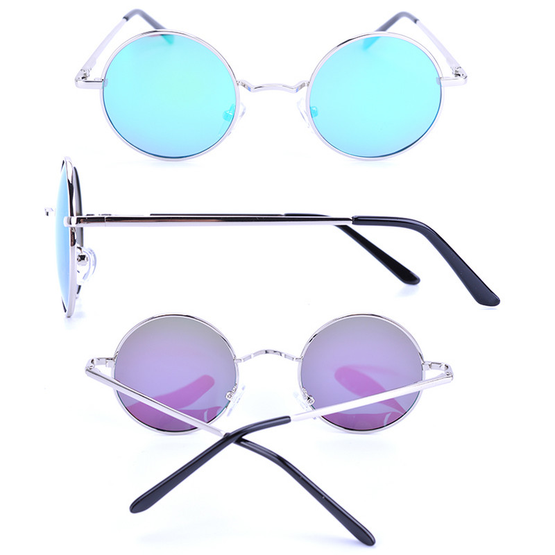 Dizajnerske marke 2017. Klasične polarizirane okrugle sunčane naočale Ženske male vintage retro naočale Muške metalne naočale za vožnju