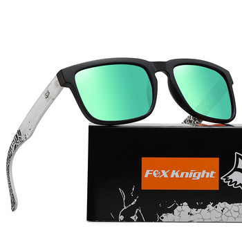 Fox Knight 2022 Нови модни готини поляризирани слънчеви очила за мъже Висококачествени квадратни слънчеви очила Mowen UV400 огледални лещи 10 цвята