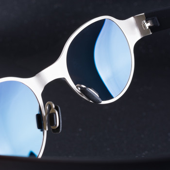 Ρετρό στρογγυλά Steampunk Polarized Ανδρικά γυαλιά ηλίου Vintage Αξεσουάρ γυαλιών Γυναικεία γυαλιά ηλίου Oculos